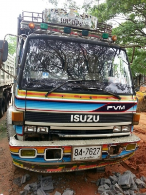 ISUZU FVM 10ล้อเพลาเดียว กระบะไม้ยาว6เมตร เครืองแห้ง 6BG ฝาส้ม 180แรงม้า แคชซีสวยสุดๆ เดิมบางทั้งคัน
