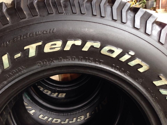 ยาง bf goodrich all terrain 4 เส้น