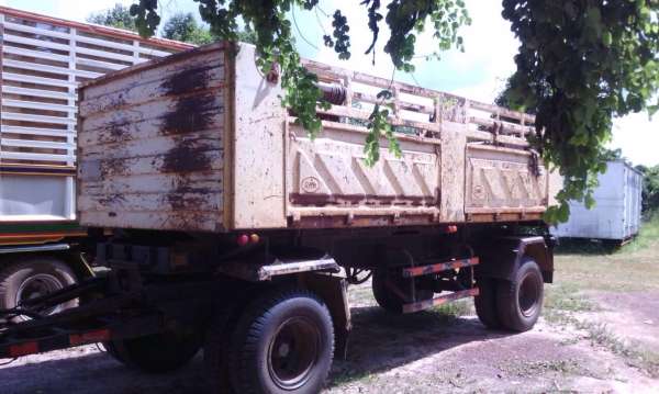 ขายลูกพ่วงสามมิตร 2 เพลา เดิมๆ พร้อมใช้งาน ทะเบียนพร้อมโอน