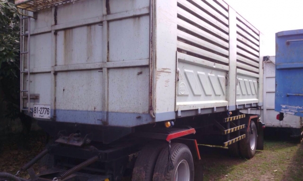 ขายลูกพ่วงดัมพ์คอกสูงอู่สามมิตร ปี 47 - 2 เพลา ทะเบียนพร้อม