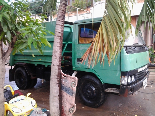 ขายรถขยะ 6ล้อ มิตรซูพร้อมใช้ระบบไฮโดลิค พร้อมใช้งาน เครื่อง100 แรง ขาย 145000 บาทครับ