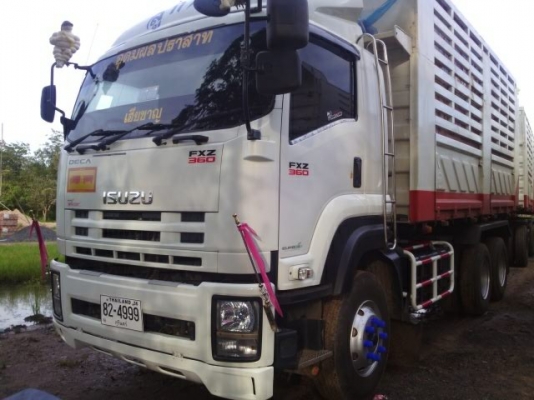 ขายรถบรรทุก 22 ล้อ พ่วงแม่-ลูกดั๊มพ์ ยี่ห้อ ISUZU DEGA FXZ 360 แรงม้า ปี 2554  ( เจ้าของขายเอง  ไม่รับนายหน้า )