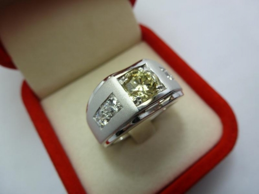 แหวนเงินเพชรโมอิส