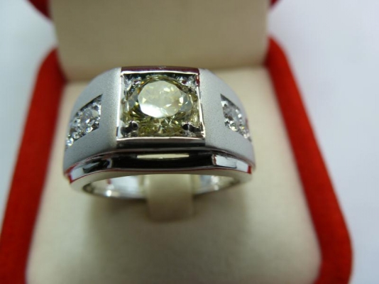 แหวนเงินเพชรโมอิส