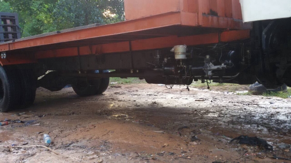 ขาย (470,000) เทรนเลอร์ บรรทุกรถเกี่ยว สภาพดีพร้อมใช้งาน. ช่วงยาว 7เมตร