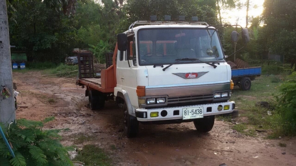 ขาย (470,000) เทรนเลอร์ บรรทุกรถเกี่ยว สภาพดีพร้อมใช้งาน. ช่วงยาว 7เมตร