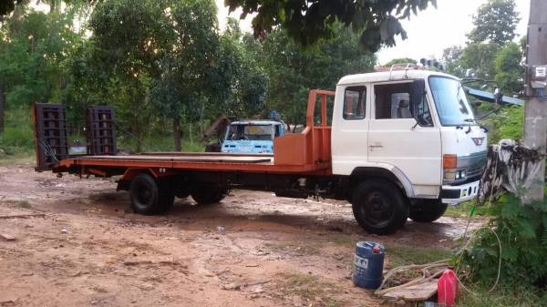 ขาย (470,000) เทรนเลอร์ บรรทุกรถเกี่ยว สภาพดีพร้อมใช้งาน. ช่วงยาว 7เมตร