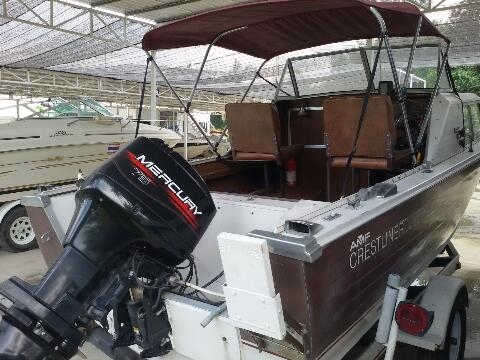 ขายเรืออลู crestliner ขนาด19 ฟุต ขายเรืออลู crestliner ขนาด19 ฟุต