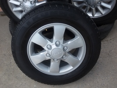 ขายล้อแม็กISUZU GOLD series16 พร้อมยางปี225/65/16ปี12  4 ล้อ