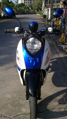 All new fino Fi ขาวน้ำเงินดำ 56 เครื่องเดิมจากโรงงานชุดสีสวย มีเล่มชุดโอน