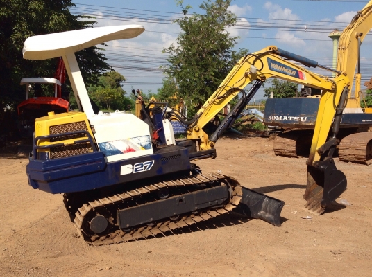 (ถูกสุดขนย้ายเอง)ขายรถแบ็คโฮYANMAR -B27ขนาดเท่า30รถเก่านอกสวยเดิมสภาพดีพร้อมใช้งานมีเอกสาร(มีVDOชม)ติดต่อ085-5632278 นายภานุกูล