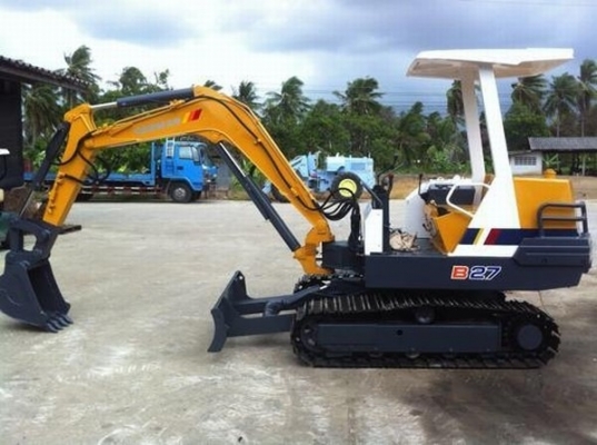 (ถูกสุดขนย้ายเอง)ขายรถแบ็คโฮYANMAR -B27ขนาดเท่า30รถเก่านอกสวยเดิมสภาพดีพร้อมใช้งานมีเอกสาร(มีVDOชม)ติดต่อ085-5632278 นายภานุกูล