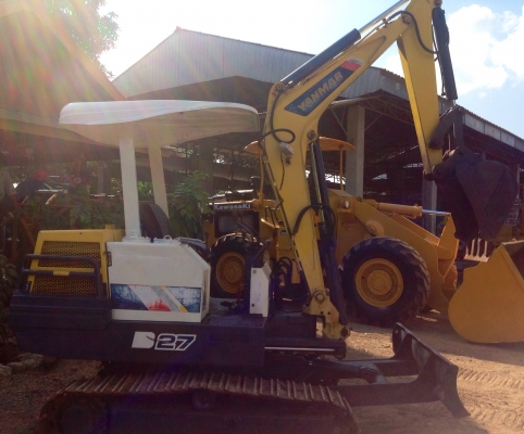 ถูกสุดๆๆขายรถแบ็คโฮYANMAR-B27ขนาด 30 รถเก่านอกสวยเดิมสภาพดีพร้อมใช้งานมีเอกสาร(มีVDOชม)ติดต่อ085-5632278