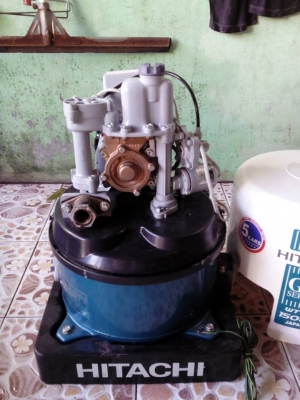 ปั๊มน้ำอัตโนมัติ 150 วัตถ์ HITACHI WT-P150 สภาพกริ๊บ ราคา 2,800 บาท