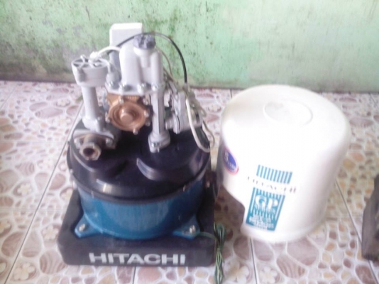 ปั๊มน้ำอัตโนมัติ 150 วัตถ์ HITACHI WT-P150 สภาพกริ๊บ ราคา 2,800 บาท