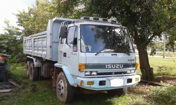 ISUZU JUMBO  2เพลาดัมพ์ มีระบบลากจูง