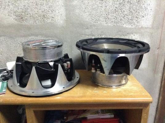 ลำโพงซับ 10 นิ้วว้อยคู่โครงมิเนียมหล่องานนอก 1 คู่