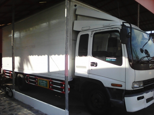 หกล้อ อีซูซุ FSR-195แรงเทอโบว์ บรรทุกตู้ ยาว7.20เมตร รถสภาพดี ราคา 725,000บ ต่อรองได้