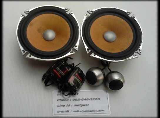 ชุดลำโพงแยกชิ้น Pioneer TS-J1700A พร้อม Tweeter และ Passive