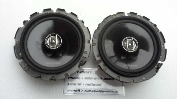 ลำโพง Alpine STE-162C แกนร่วมสองทาง มือสองญี่ปุ่น