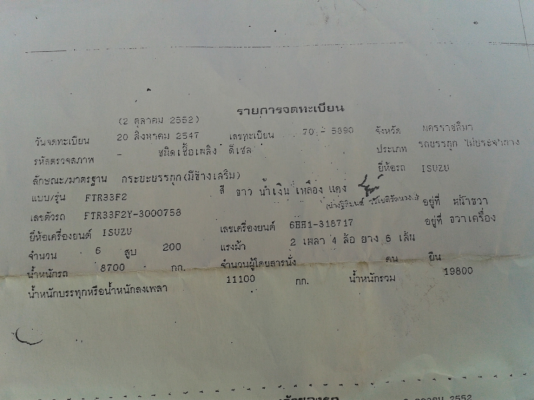 ขายรถ 10 ล้อ / ISUZU เดก้า 200 แรง ไม่ดั้ม