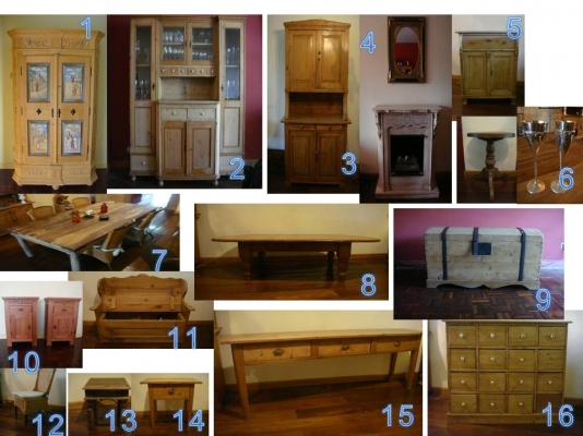 ขายเฟอร์นิเจอร์เก่านำเข้ามาจากฮอลแลนด์หลายรายการ