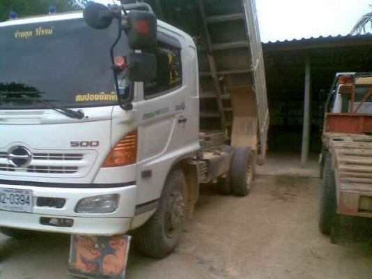 6 ล้อดั้มใหญ่ HINO MEGA 500 เครื่อง 220 แรง ยาง 1000 ห้าง