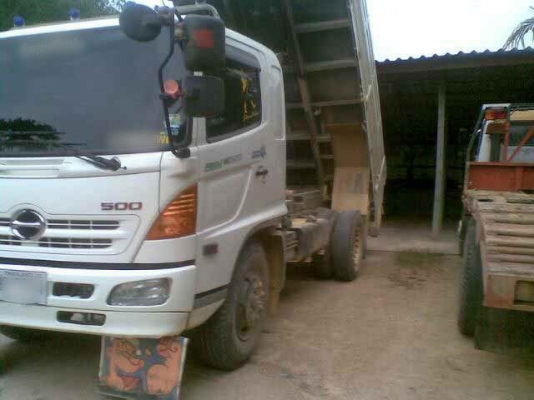 6 ล้อดั้มใหญ่ HINO MEGA 500 เครื่อง 220 แรง ยาง 1000 ห้าง