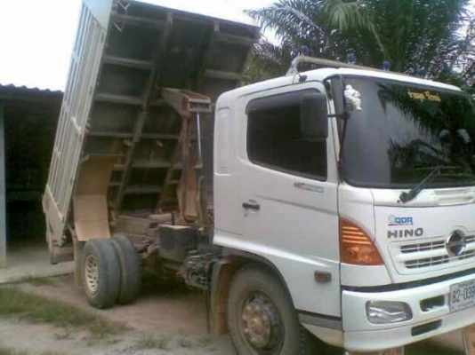 6 ล้อดั้มใหญ่ HINO MEGA 500 เครื่อง 220 แรง ยาง 1000 ห้าง