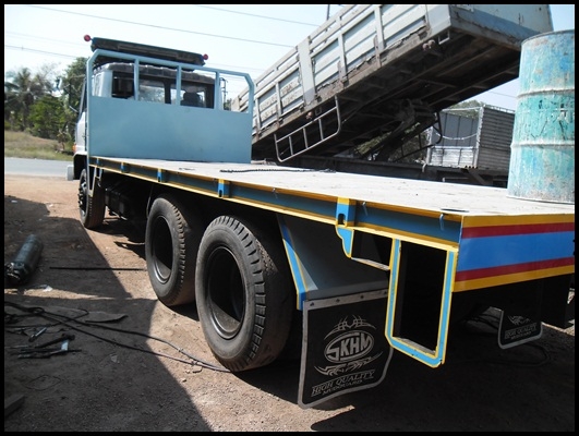 สิบล้อ F17 พื้นเรียบ เพลาเดียว สวยๆ