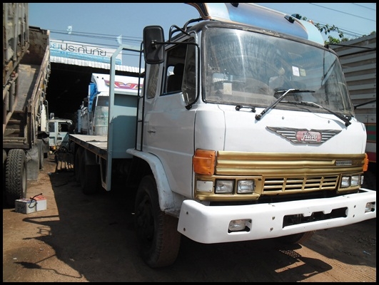 สิบล้อ F17 พื้นเรียบ เพลาเดียว สวยๆ