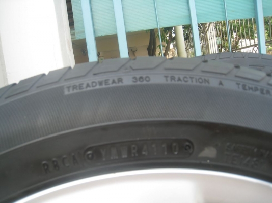 ขายล้อแม็กเดิม TOYOTA VIOS 15" 4/100 +ยางปี10(081-3747940)