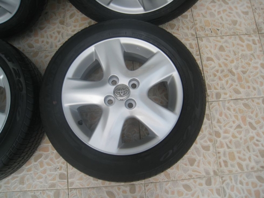 ขายล้อแม็กเดิม TOYOTA VIOS 15" 4/100 +ยางปี10(081-3747940)