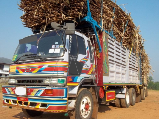 ขาย ฮีโน่ 2K 240 แรง / ปี 45 / รถวิ่งอ้อย! ( แม่-ลูก พ่วง 18 ล้อดั๊ม อู่ สหกิจ )