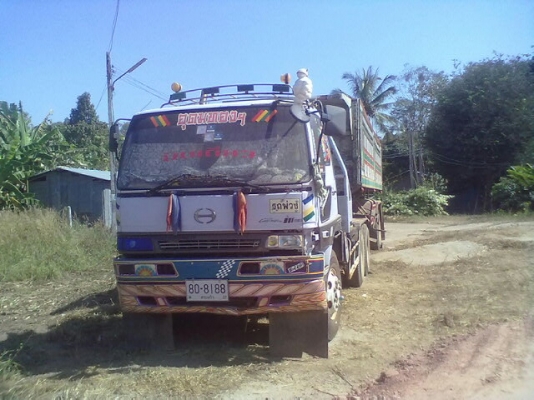 ขายรถบรรทุก 10 ล้อหัวลากพร้อมหางดัมพ์ HINO สมอเงิน 2K ปี47 260แรงม้า