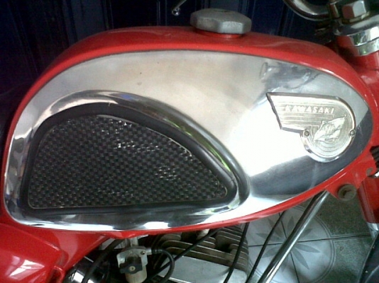 ขายคาวา b1 125 cc ทะเบียนโอน สวยๆ ชุบทั้งคัน เครื่องดี