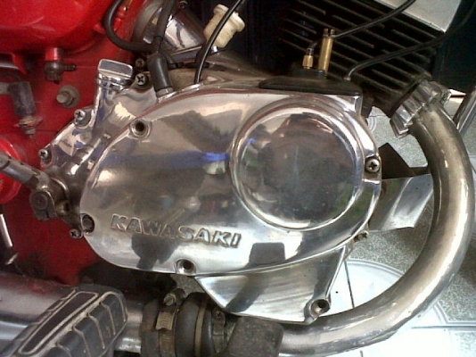 ขายคาวา b1 125 cc ทะเบียนโอน สวยๆ ชุบทั้งคัน เครื่องดี