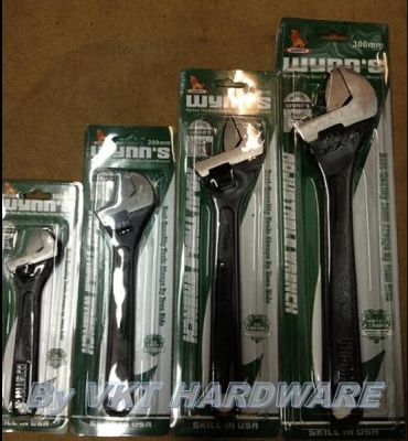 กุญแจเลื่อน WYNN's ขนาดต่างๆ 6"-12"