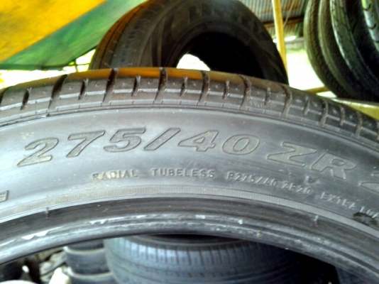 ยาง Perelli 275.40.20 ปี 10 1 ชุด 4 เ้ส้น สภาพพร้อมใช้ ยาง Perelli 275.40.20 ปี 10 1 ชุด 4 เ้ส้น สภาพพร้อมใช้
