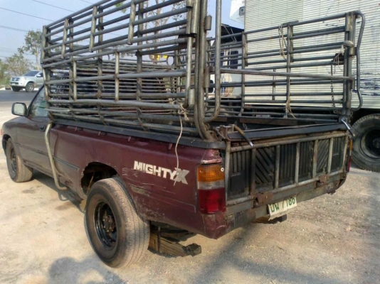 ขาย TOYOTA Mighty หัวเดียว แดง ปี91 เพลาลอย เครื่อง 2L (2500cc) ซัซซี่สวย ขายตามสภาพ 95,000