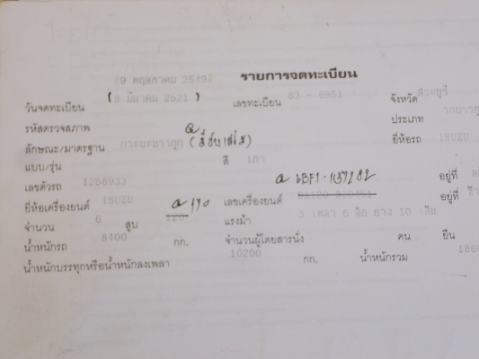 ขายรถสิบล้อหัวยาวดั้ม/เครื่อง6BF175/เกียร์TX/เฟืองท้ายฟูโซ่/