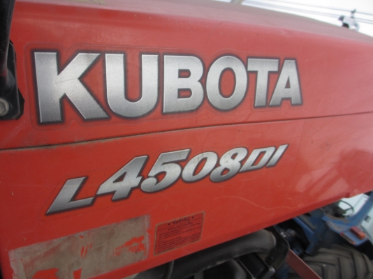 มาแล้ว KUBOTA L4508 DI  ตามสภาพ มีใบมีด พร้อมพาน ตราช้าง