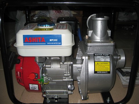 ขายปั๊มน้ำติดเครื่องยนต์ ยี่ห้อ ASHITA  ท่อ 3" อุปกรณ์ครบชุด