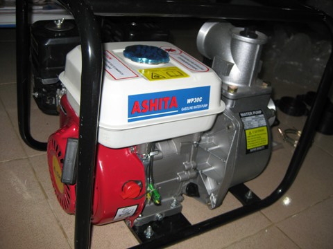 ขายปั๊มน้ำติดเครื่องยนต์ ยี่ห้อ ASHITA  ท่อ 3" อุปกรณ์ครบชุด