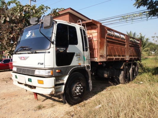 ขายรถ10ล้อ ดั้มพ์ HINO  FM3H เครื่อง 195  แรงม้า 3 เพลา