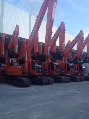ขาย BACK HOE DOOSAN ทุกรุ่น มือ 1 ราคาถูกกว่า ประหยัดน้ำมันขั้นเทพ