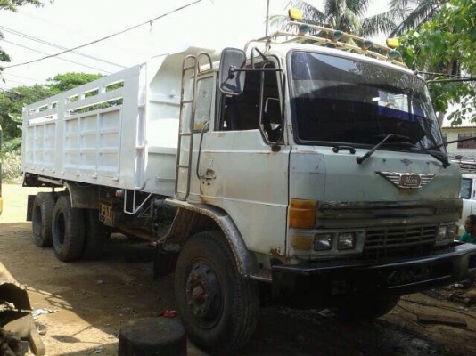 ขายรถบรรทุกสิบล้อดัมพ์ Hino F17 เครื่อง HO7C-185 แรง 2 เพลา สโลด์เดิม เบรคลมดัน ทะเบียนพร้อม