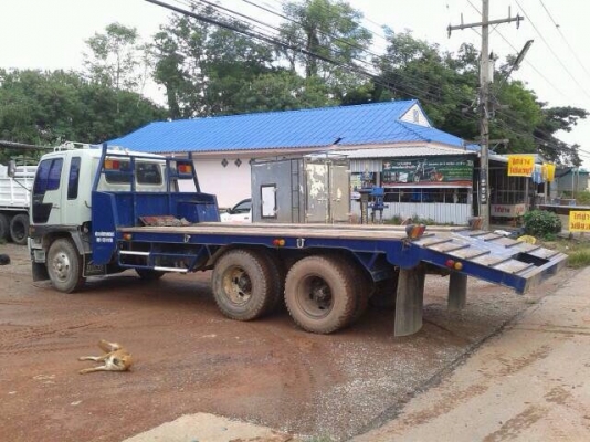 ขายรถบรรทุกสิบล้อเทเลอร์ Hino 3 H เครื่องเดิม HO7D-195 แรง 2 เพลา หางสวย ทะเบียนพร้อม