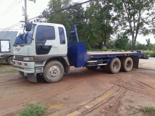 ขายรถบรรทุกสิบล้อเทเลอร์ Hino 3 H เครื่องเดิม HO7D-195 แรง 2 เพลา หางสวย ทะเบียนพร้อม