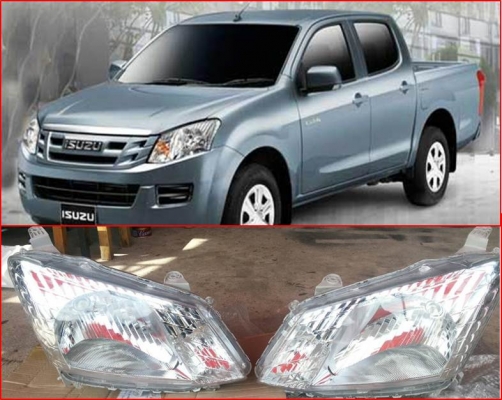 ไฟหน้า ออนิวดีแม็ค ของแท้ถอด หลอดครบ